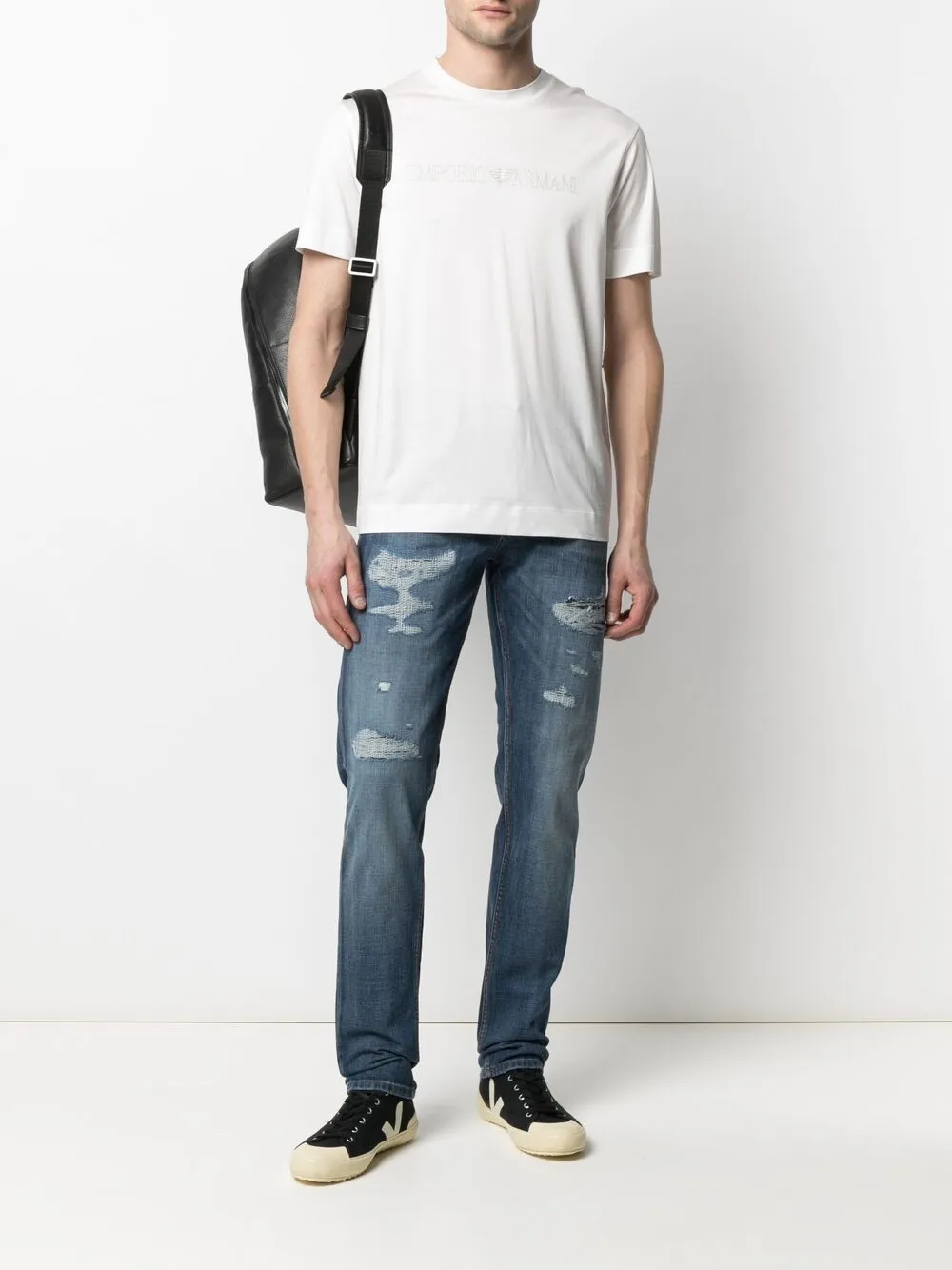 фото Emporio armani футболка с логотипом