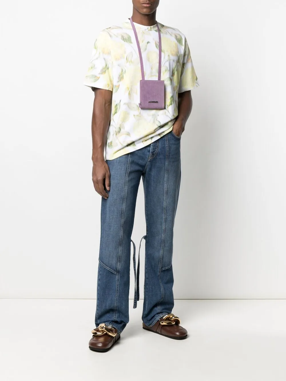 фото Kenzo футболка с цветочным принтом