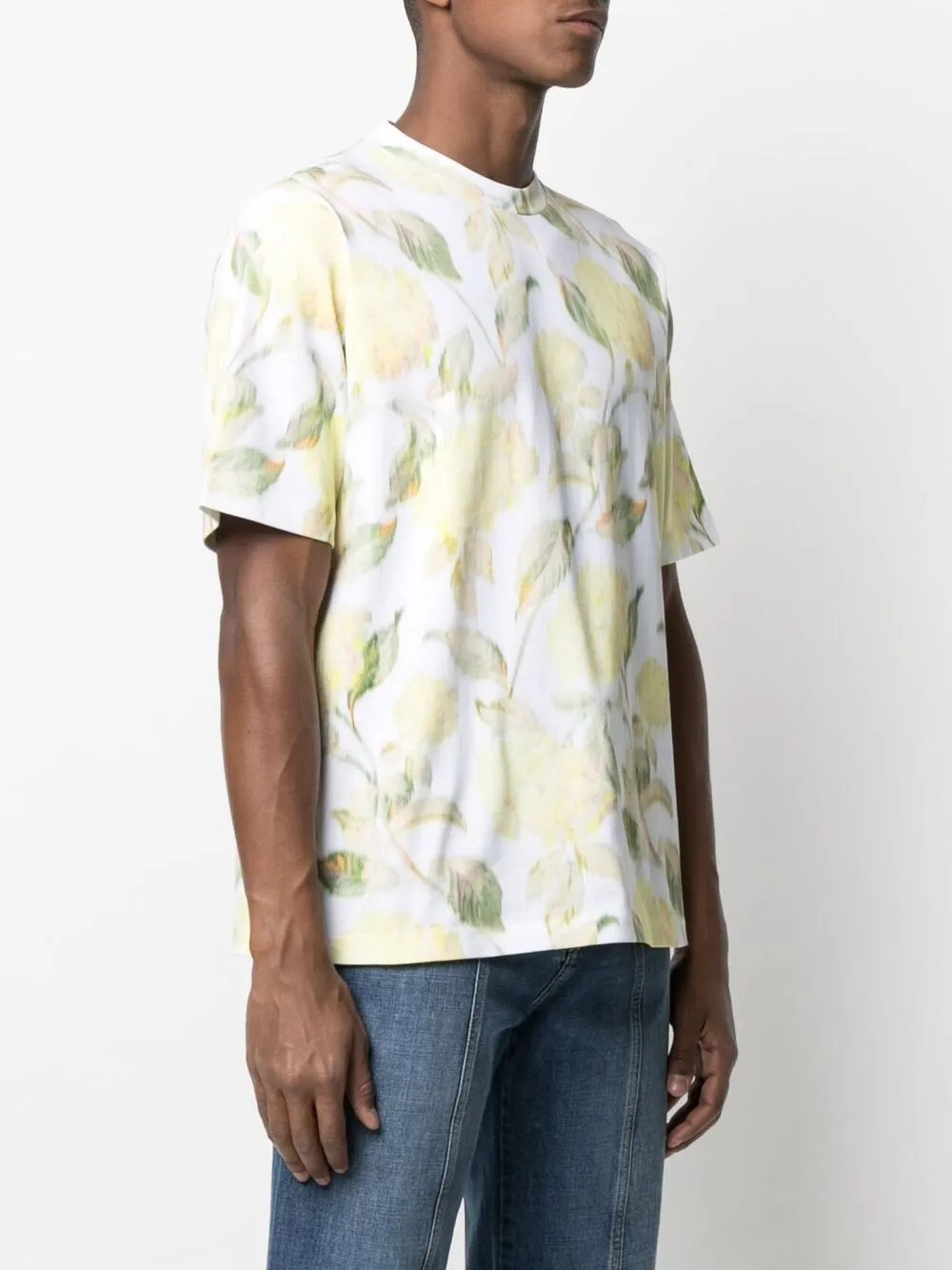 фото Kenzo футболка с цветочным принтом