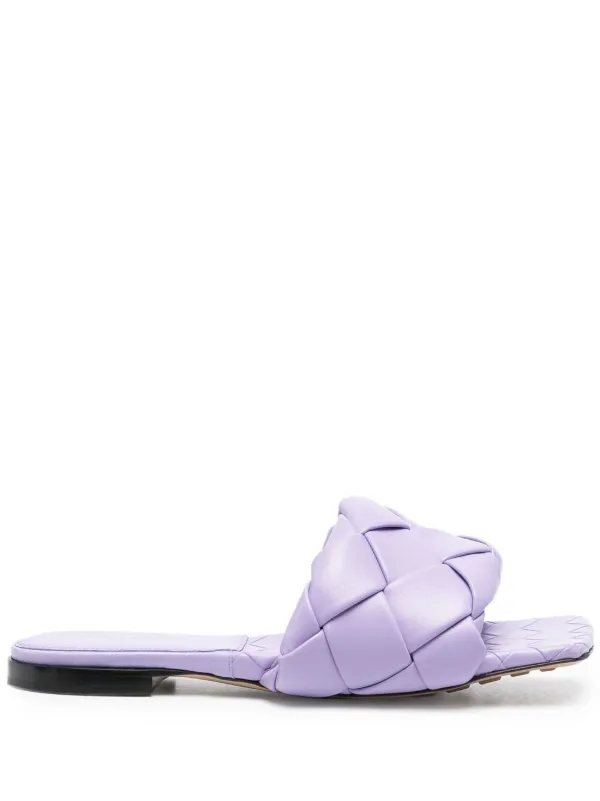 bottega veneta purple sandals