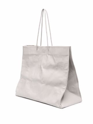 Venti Busted leather tote bag展示图