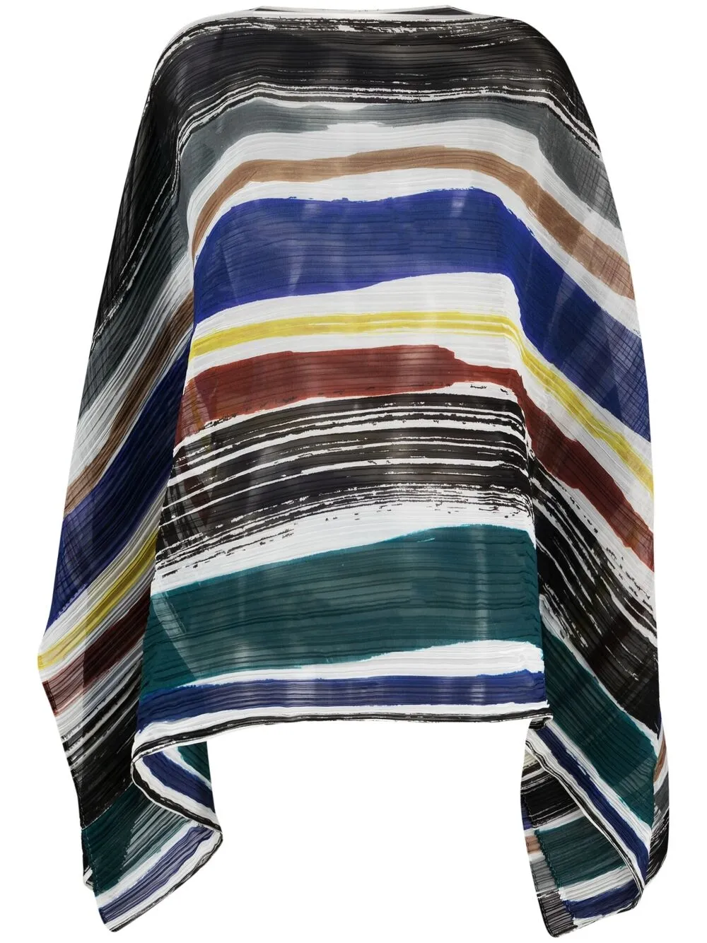 Pleats Please Issey Miyake накидка с абстрактным узором