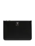 Neil Barrett Thunderbolt-print clutch bag - Black