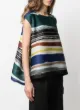 Pleats Please Issey Miyake abstract-pattern print top