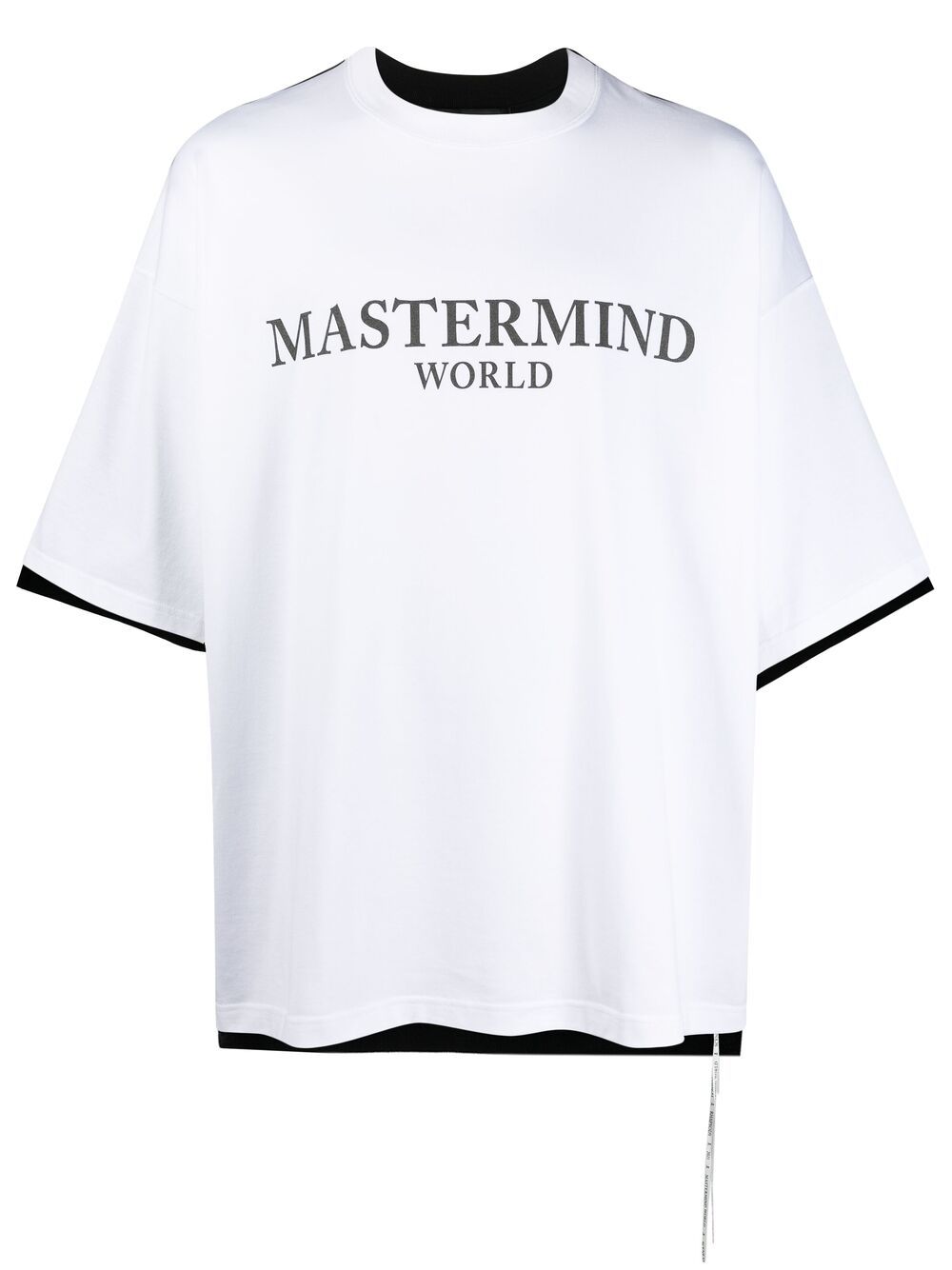 фото Mastermind world футболка оверсайз с контрастной вставкой