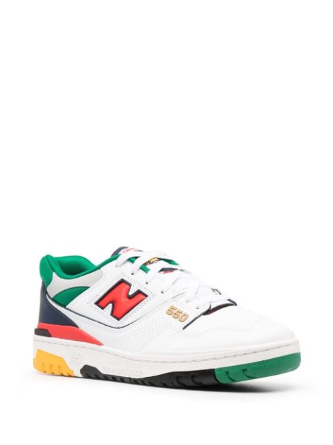 Shop white & blue New Balance 550 sneakers with Express Delivery - Farfetch