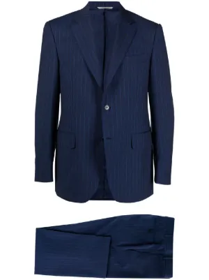 Paul Smith Buttoned Blue Suit | Blue | FARFETCH