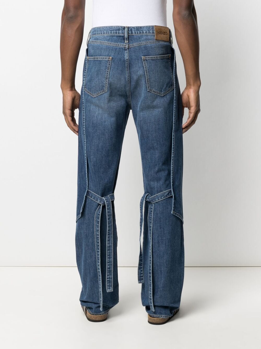 фото Kenzo прямые джинсы со вставками