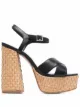 Image 1 of Schutz platform leather sandals