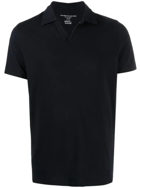 Majestic Filatures wingtip-collar cotton T-shirt