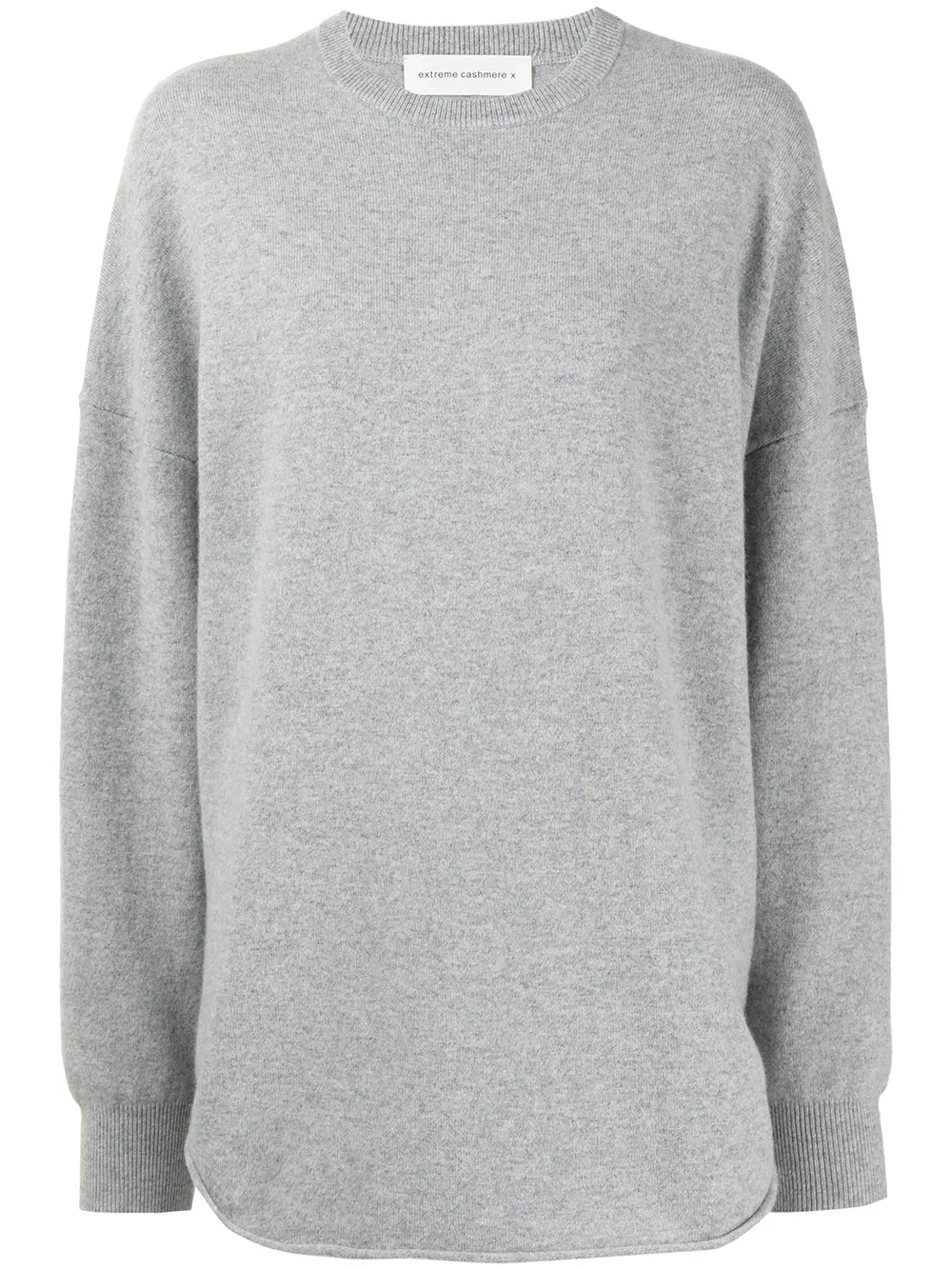 Extreme Cashmere Crew Hop Jumper In Grey