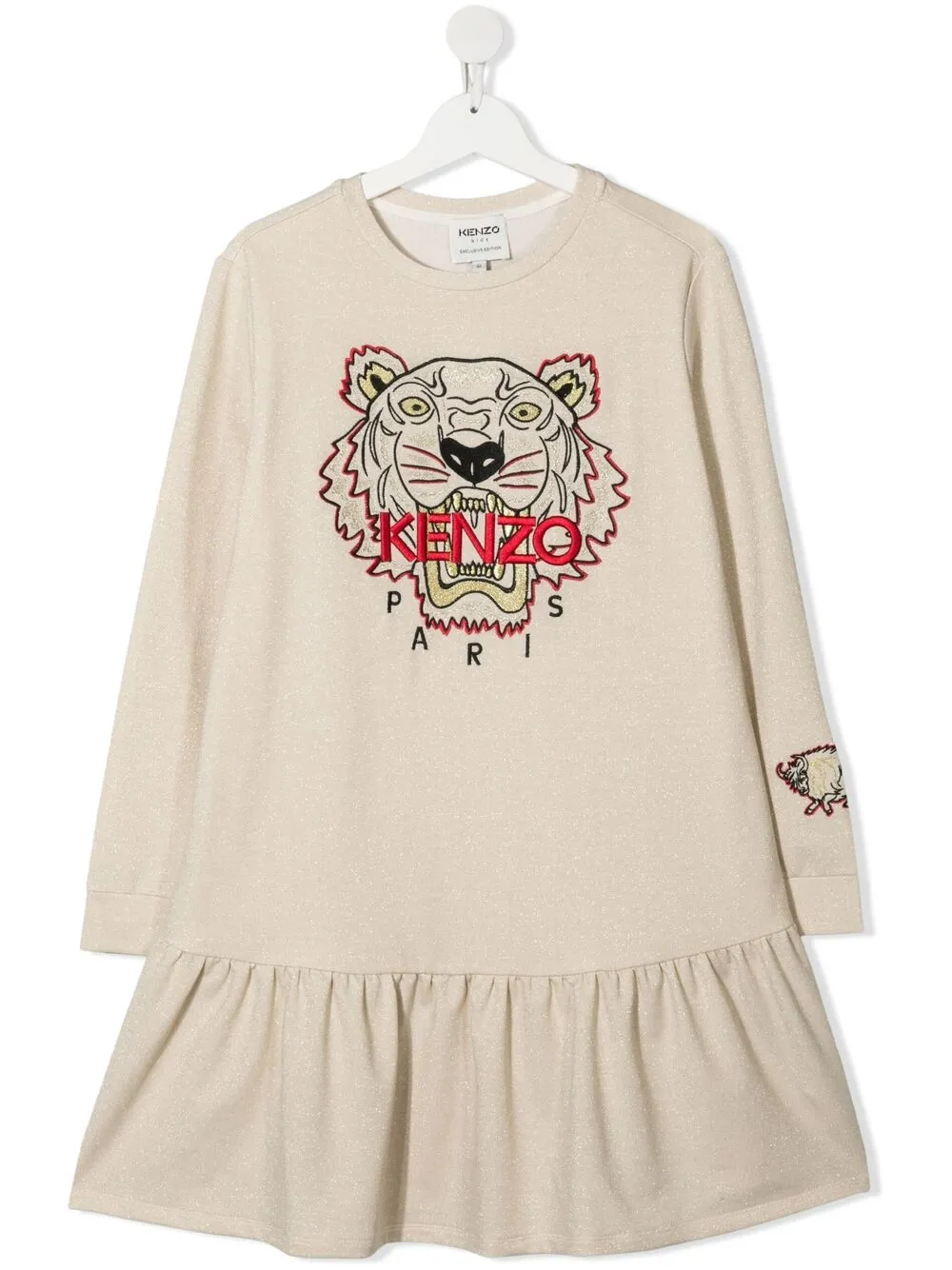 фото Kenzo kids платье-толстовка chinese new year tiger