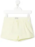 Il Gufo gingham check shorts - Yellow