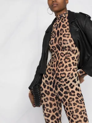 Philipp Plein long-sleeved leopard 
