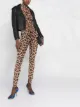 Image 2 of Philipp Plein long-sleeved leopard-print jumpsuit
