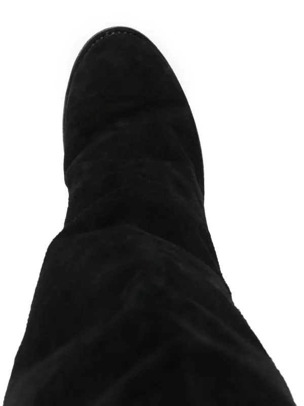 e*l様 guidi heal shoes 37 BLACK GUIDI Contrast Heel Lace-up Shoes - POIZON