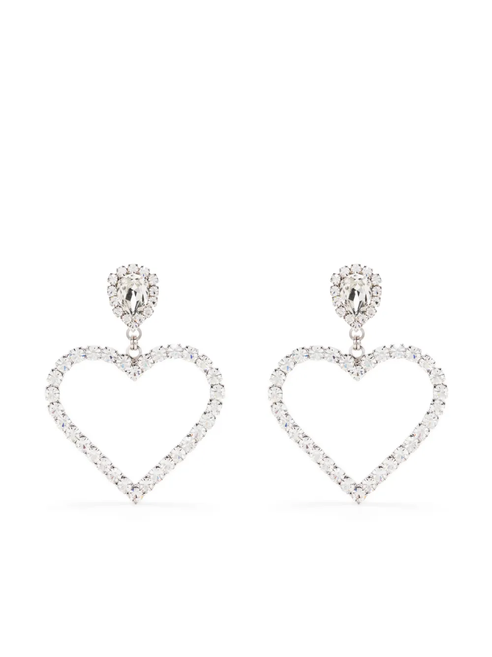 Alessandra Rich серьги с кристаллами