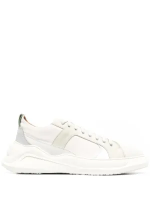 OAMC オーエーエムシー アイボリー レザー ローカットスニーカー OAMC(オーエーエムシー)シューズ - FARFETCH