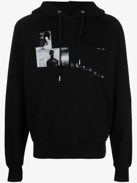 HELIOT EMIL graphic-print hoodie
