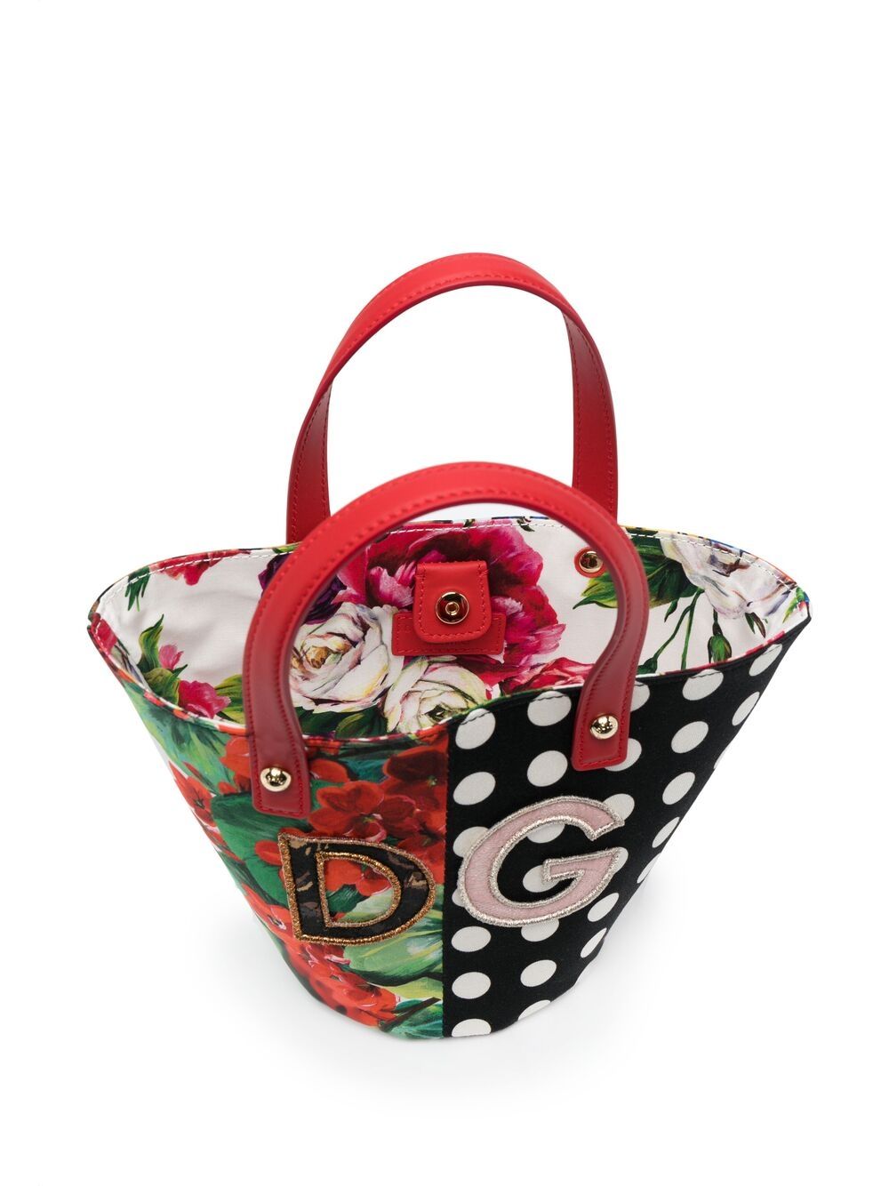 Dolce Gabbana Kids Mixed Print Bucket Bag Farfetch