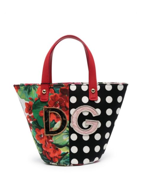 Dolce Gabbana Kids Mixed Print Bucket Bag Farfetch