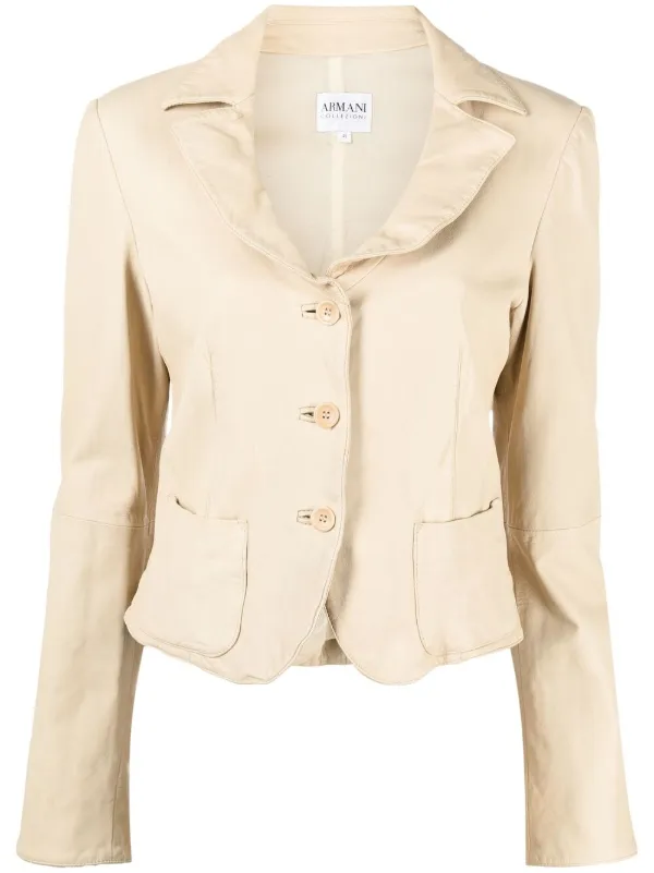 ジャケット・アウター 00s GIORGIO ARMANI Design LeatherJacket 00s GIORGIO ARMANI Design LeatherJacket