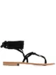 Image 1 of P.A.R.O.S.H. tie-strap suede sandals