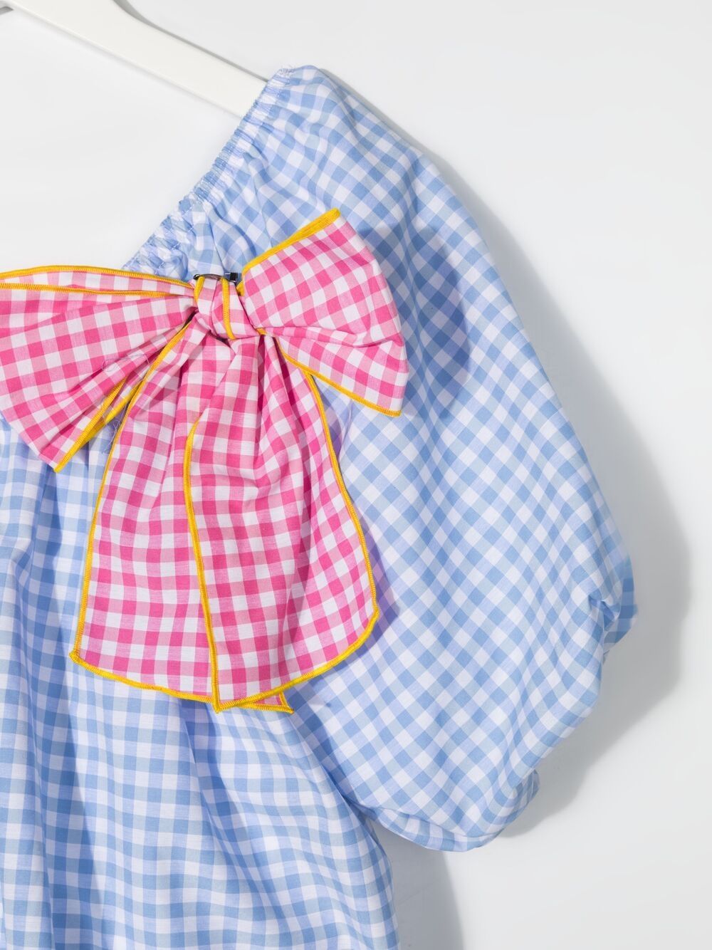 фото Mariuccia milano kids teen gingham-print top