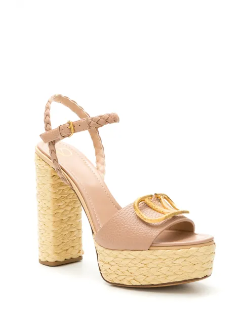 vlogo platform sandals
