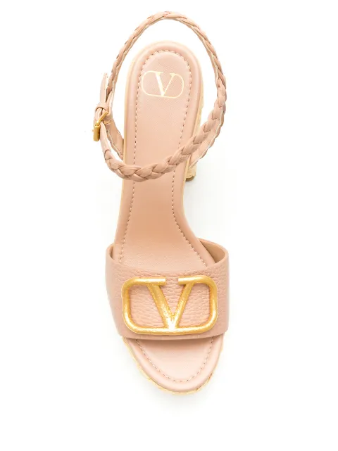 vlogo platform sandals