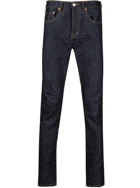Purple Brand mid-rise tapered jeans