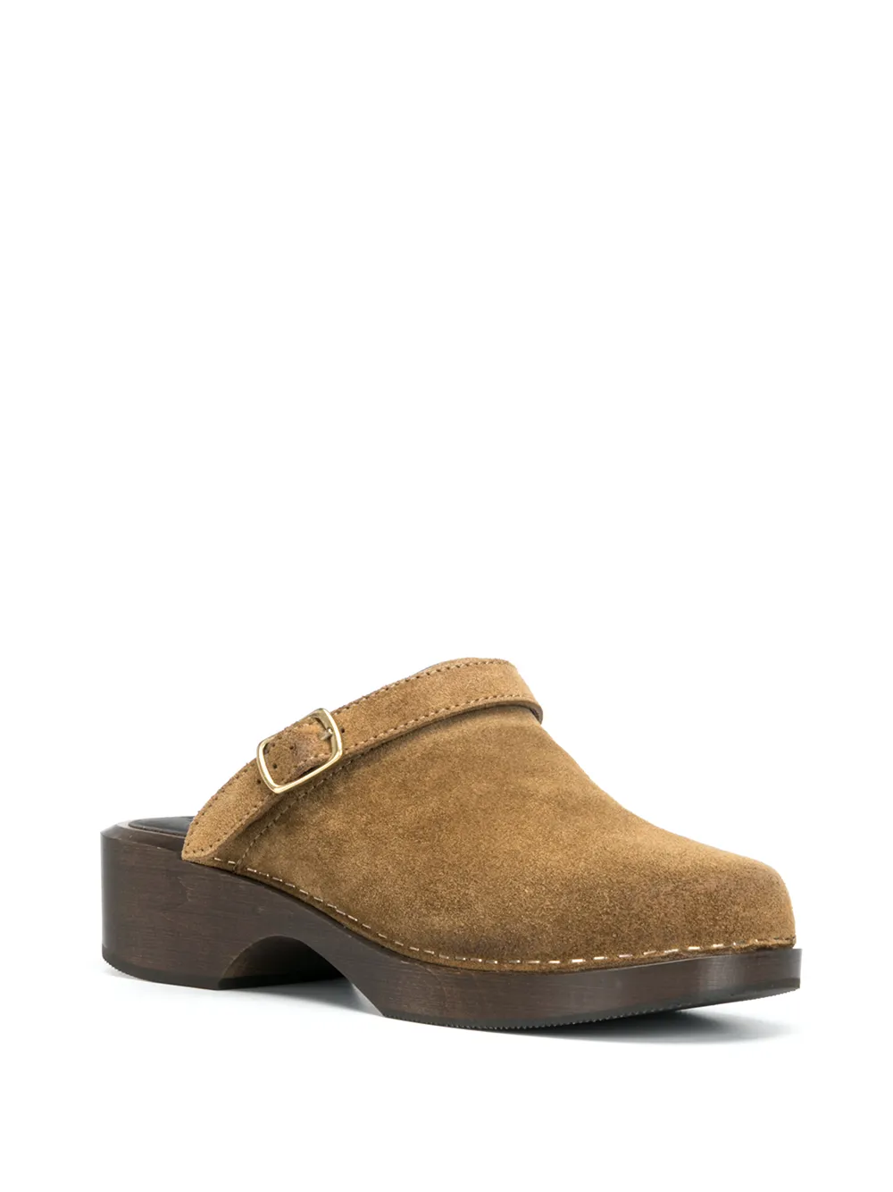 RE/DONE Sandalen met gespdetail - Bruin