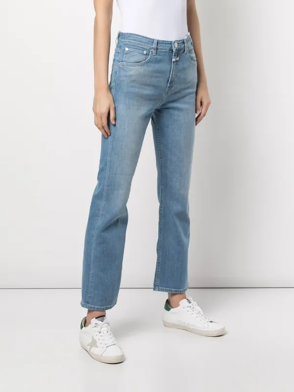 Baylin bell-flare jeans for women 