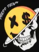 Philipp Plein Junior smiley-print cotton hoodie
