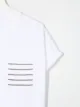 Brunello Cucinelli Kids TEEN embellished chest pocket T-shirt
