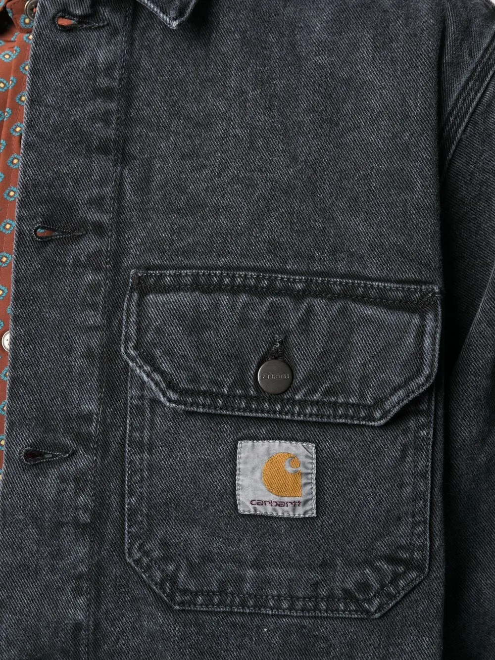 фото Carhartt wip джинсовая куртка stetson