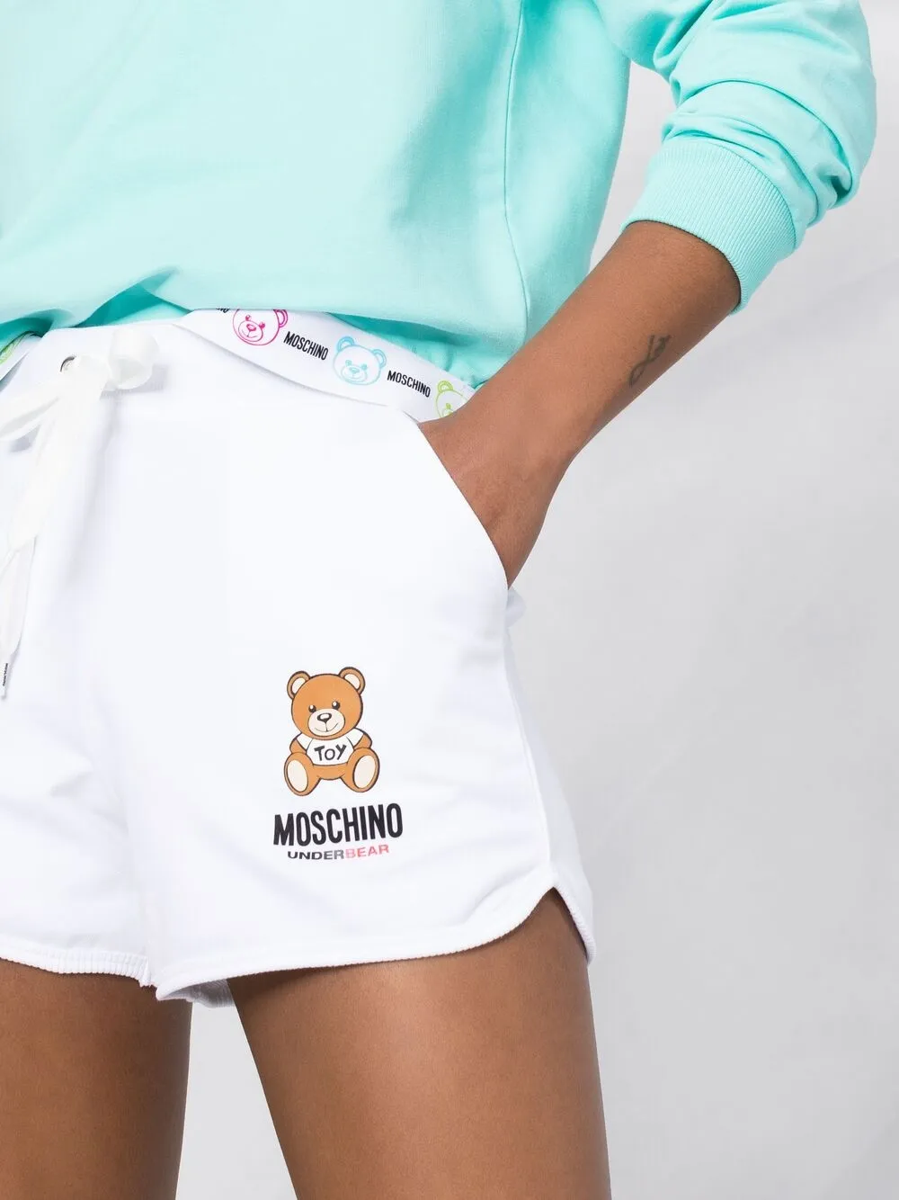 фото Moschino шорты underbear из джерси