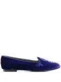 10 CORSO COMO x Castaner Zainab velvet slippers - Blue