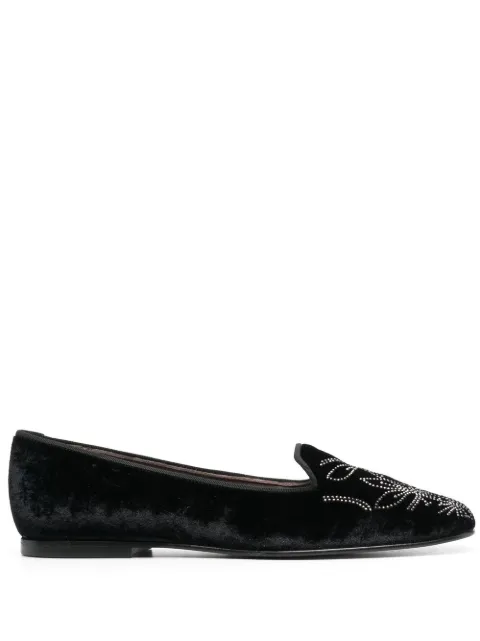 10 CORSO COMO crystal-embellished ballerina shoes