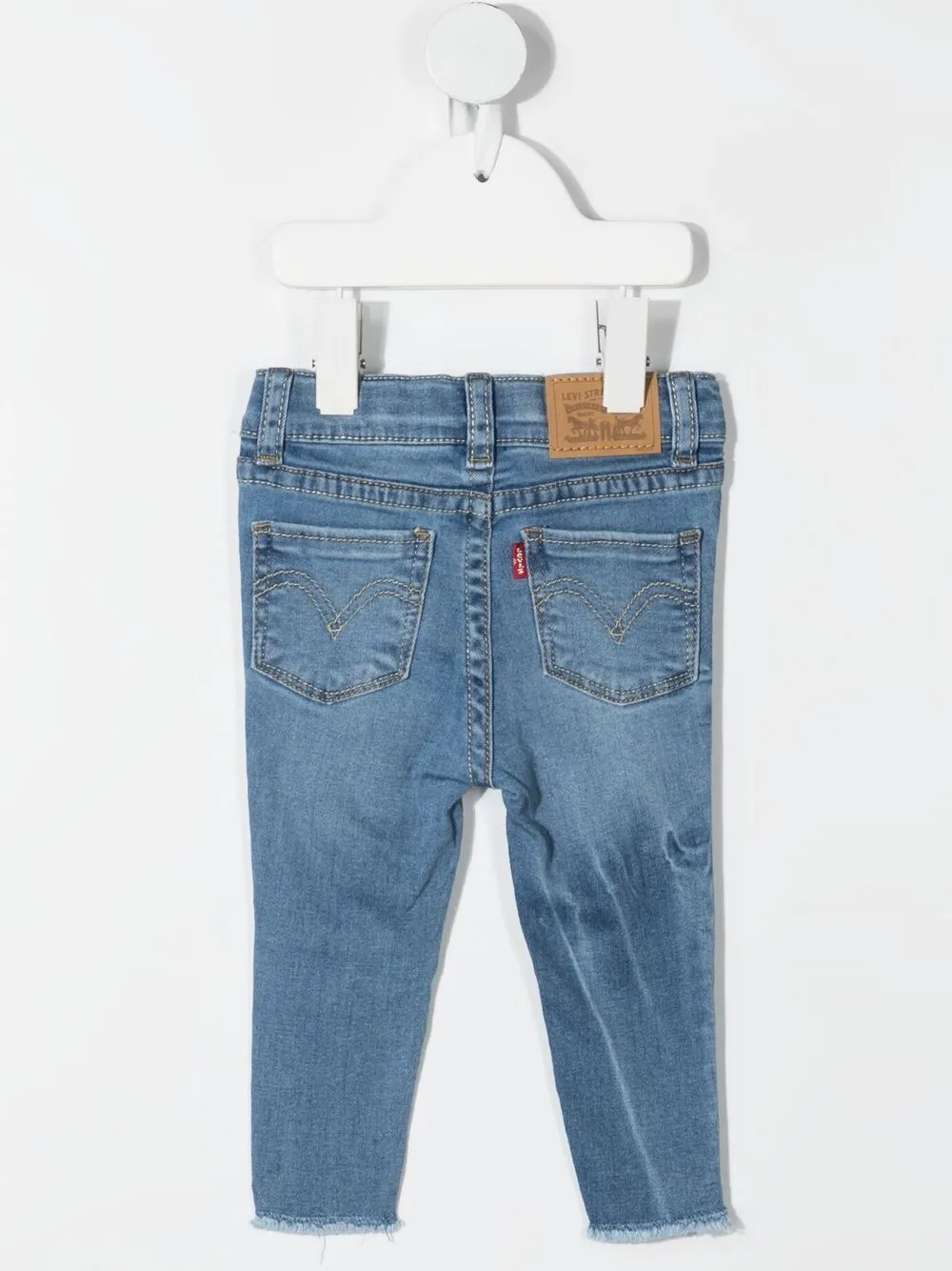 фото Levi's kids джинсы скинни с эффектом потертости