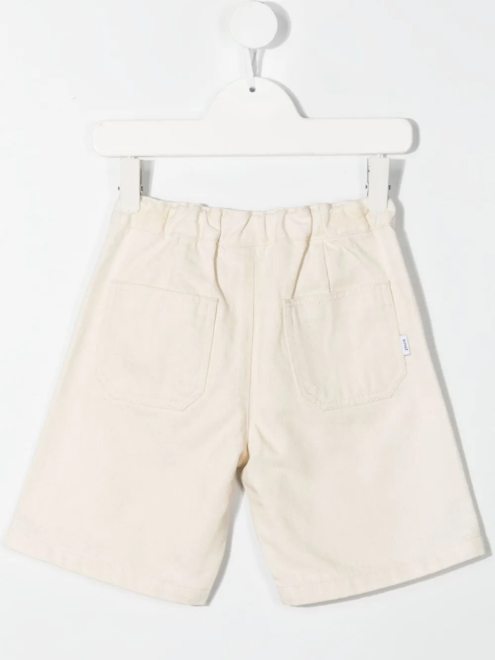 Knot Shorts met elastische band - Beige