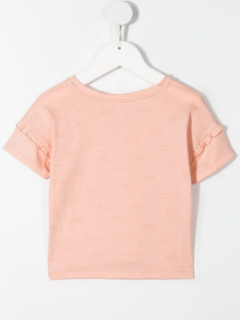 Knot T-shirt van biologisch katoen - Roze