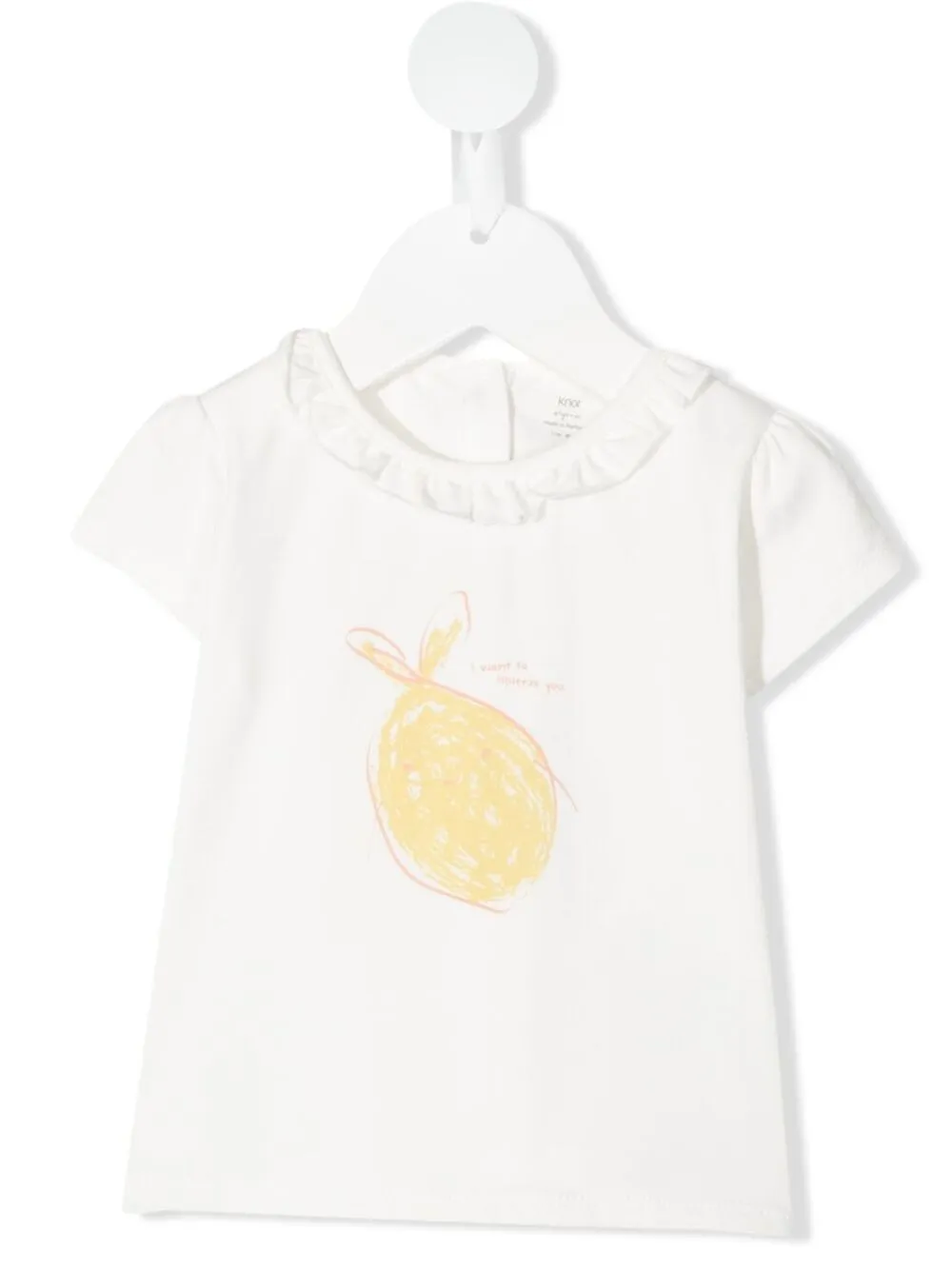 фото Knot футболка lemon squeeze из органического хлопка