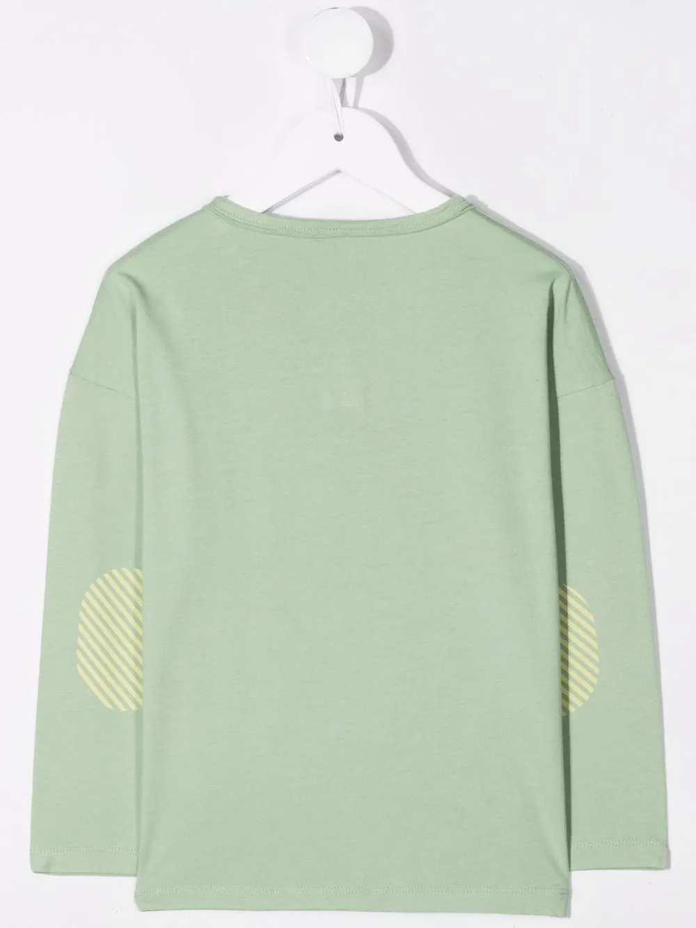 Knot T-shirt met patch - Groen