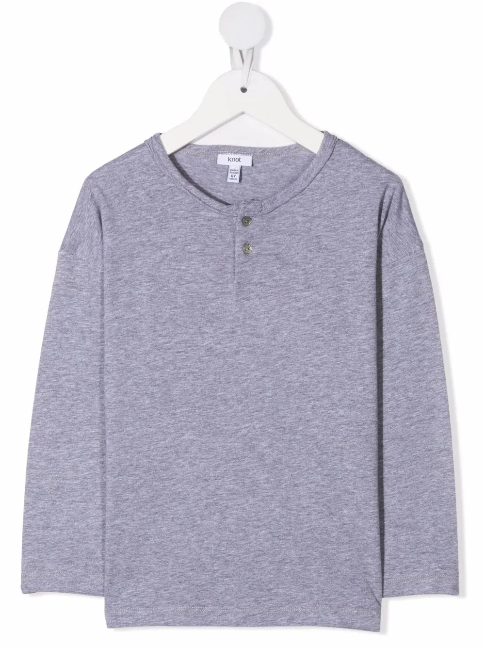 

Knot playera Henley - Gris