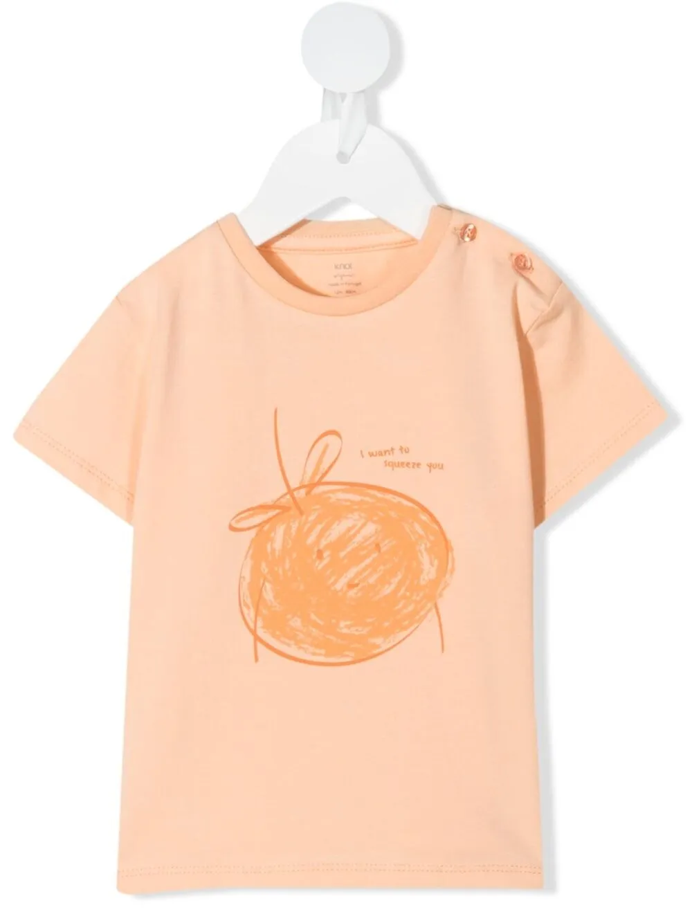 фото Knot футболка с принтом orange squeeze