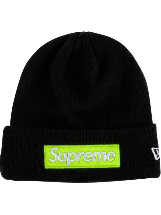 supreme black beanie box logo