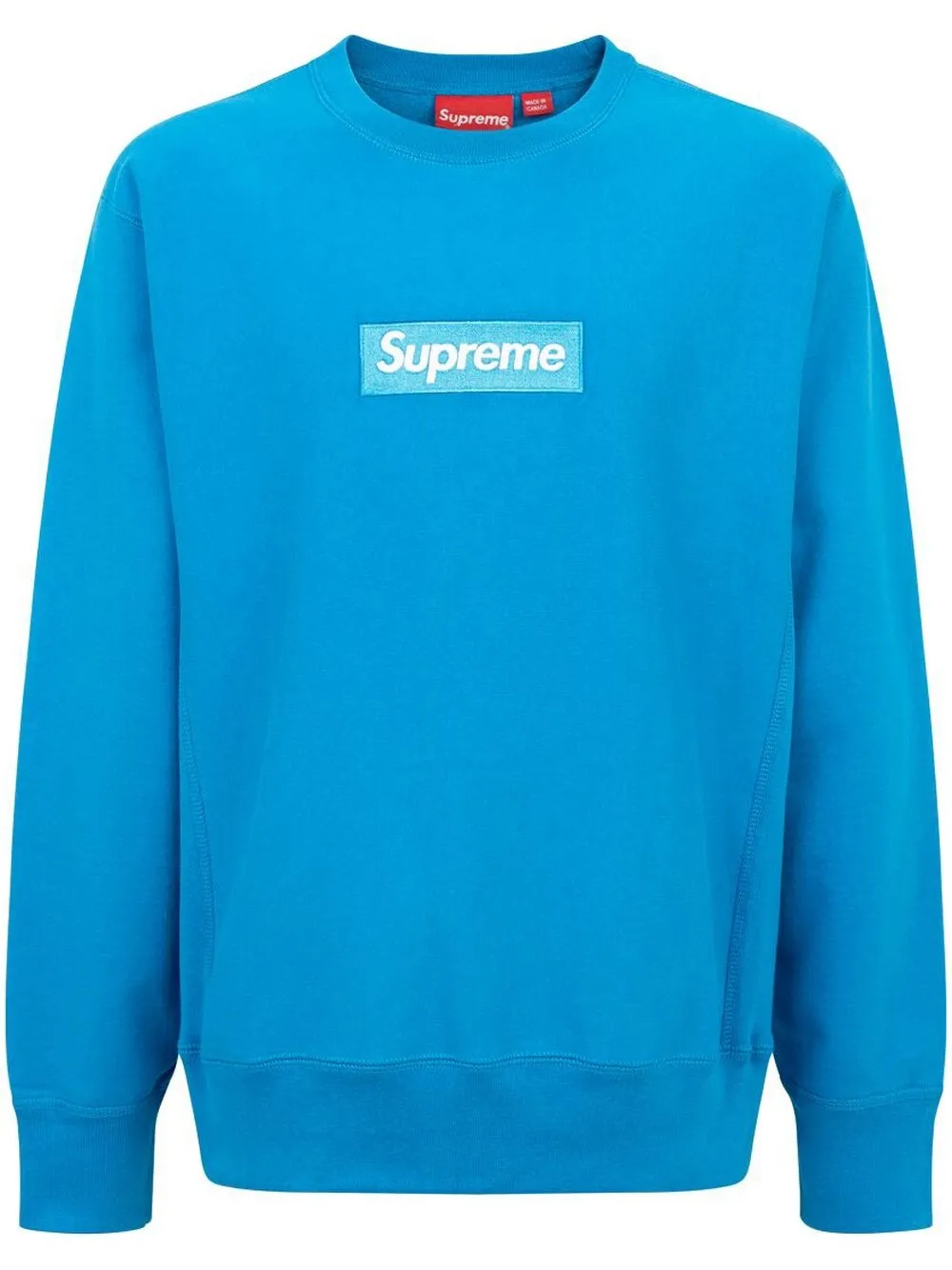 box logo crew-neck sweatshirt