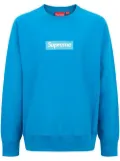 Supreme box logo crew-neck sweatshirt - Blue