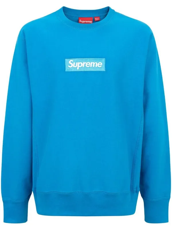 box logo crew-neck sweatshirt